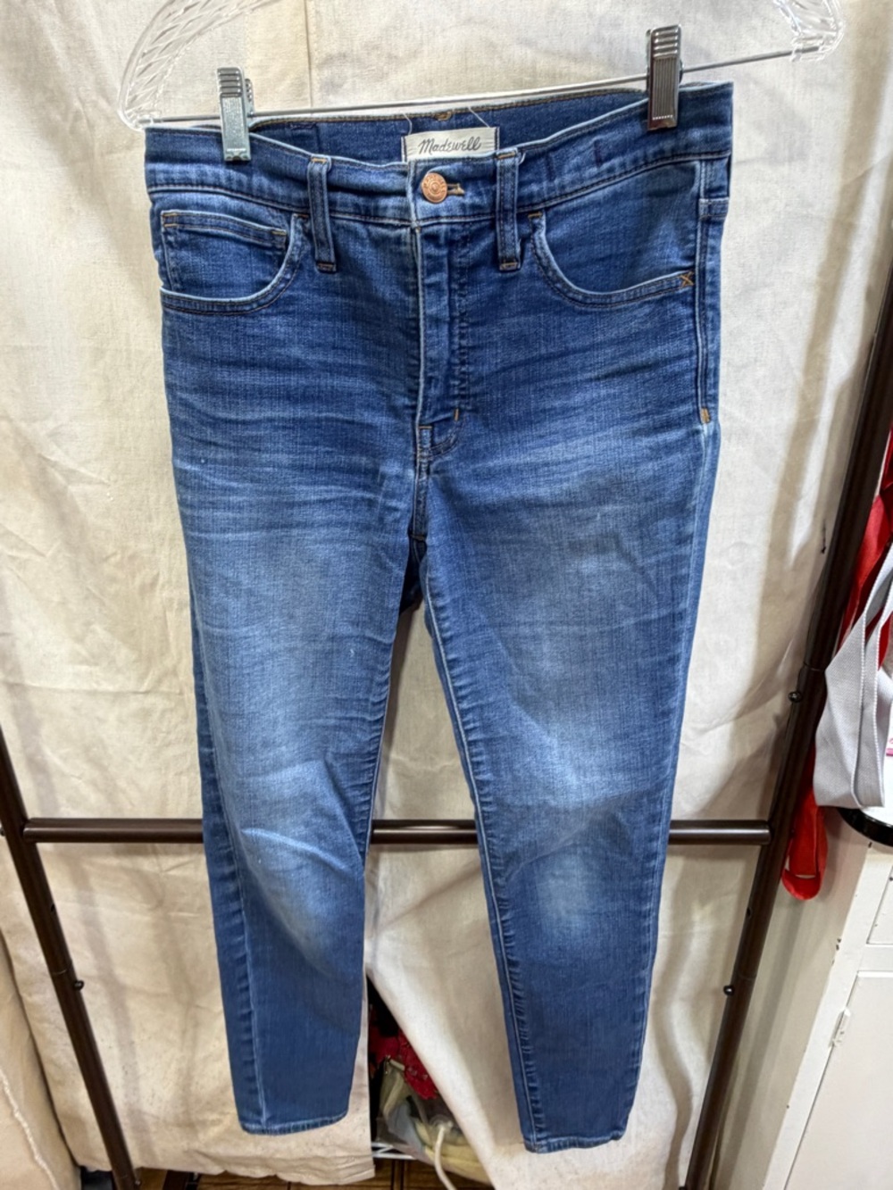 Madewell Roadtripper Skinny Jeans in Medium Blue Wash